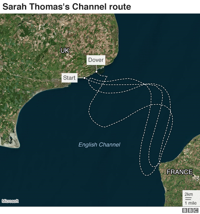 sarah thomas' channel route