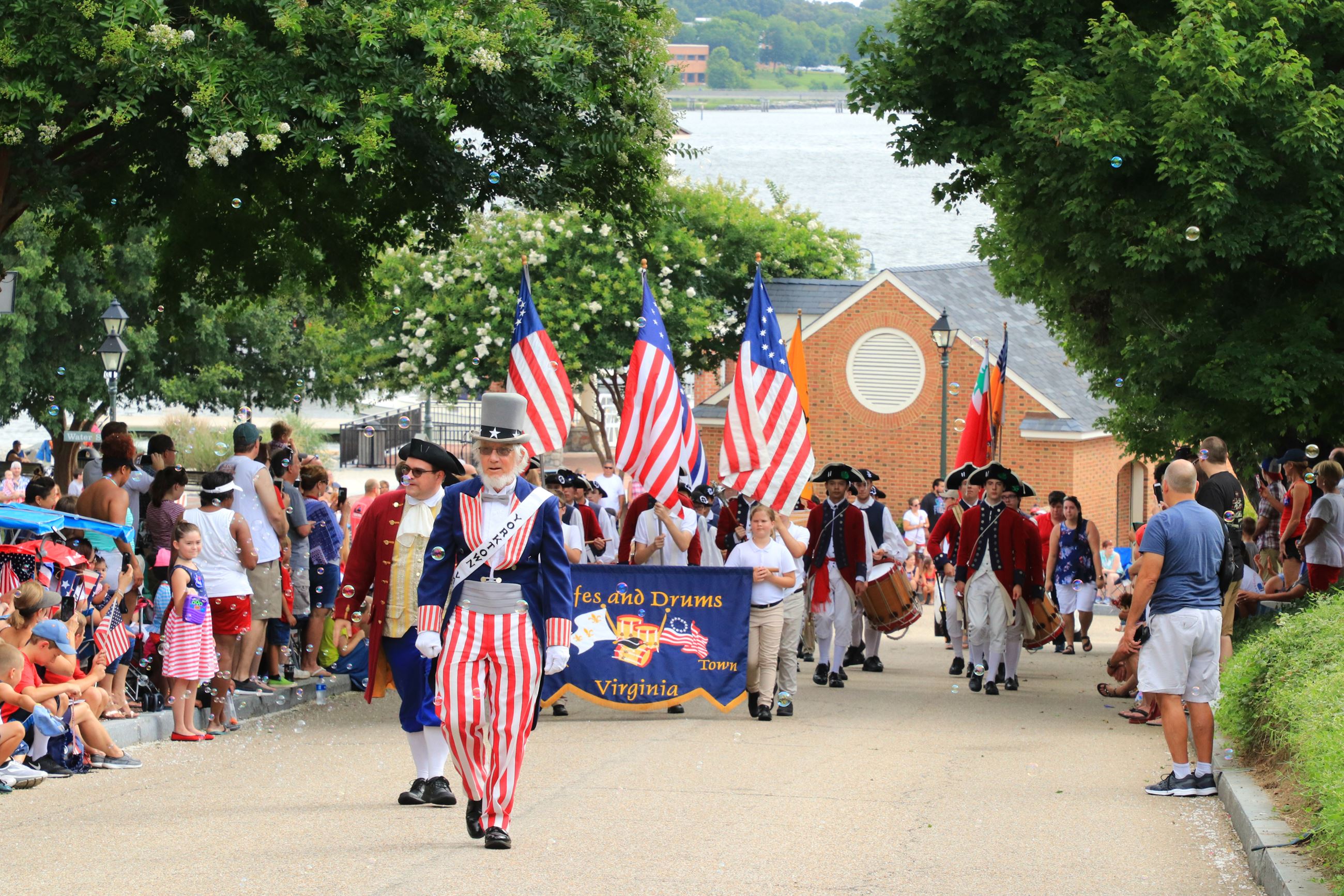 Yorktown Parade Yorktown Virginia Thomas Nelson, Jr. Declaration of Independence