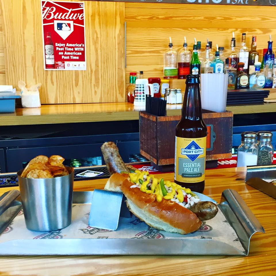 hot dog, beer,The Big Stick