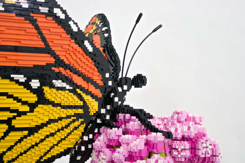Butterfly LEGO Sculpture
