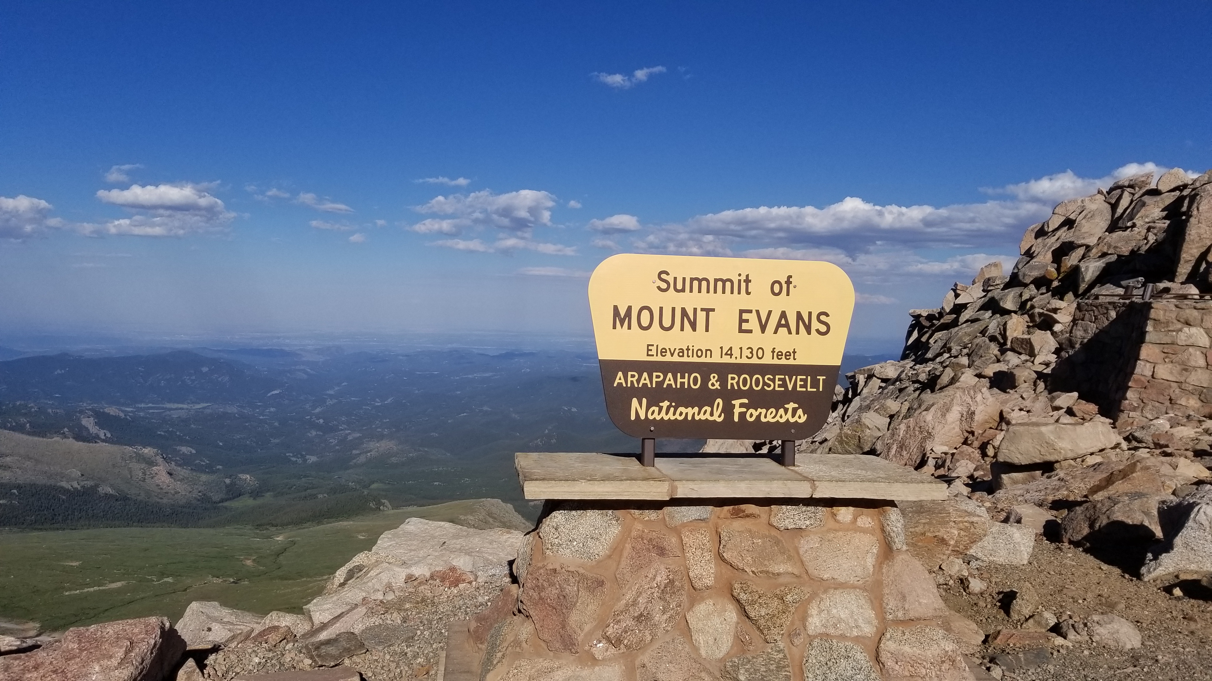 Summit of Mount Evans
