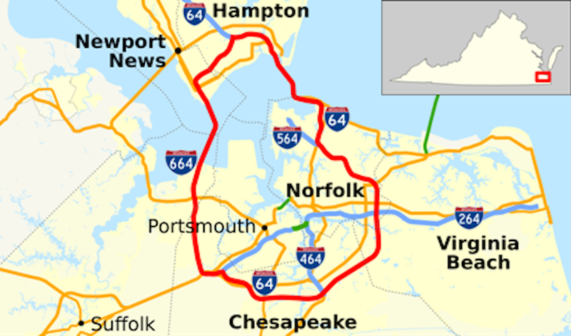 Hampton Toads map