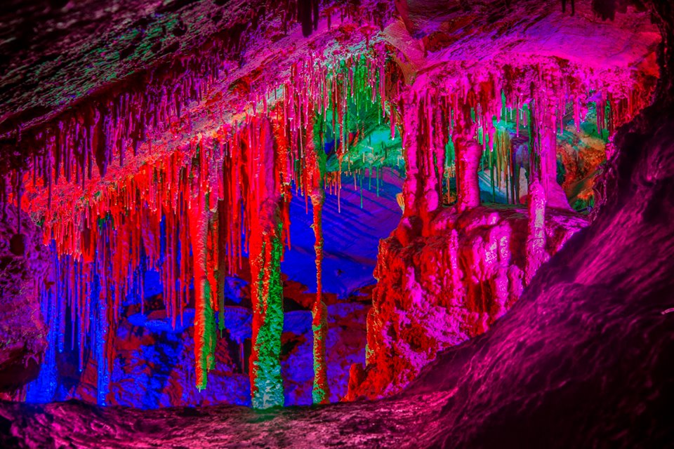 Behind the Veil Formations Shenandoah Caverns Virginia