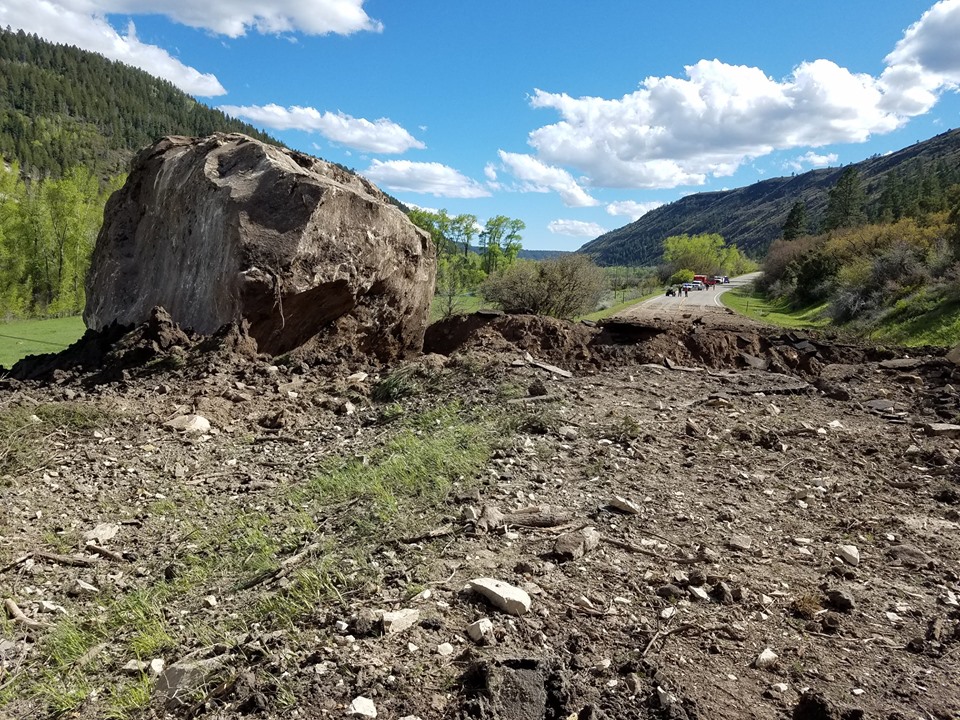 Colorado Memorial Day Rock Slide
