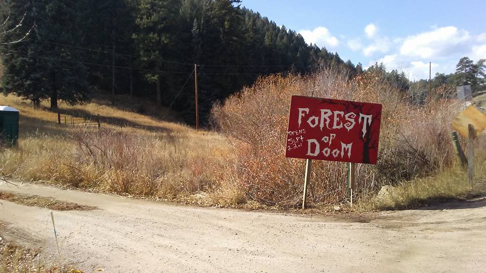 forest of doom haunted house in colorado