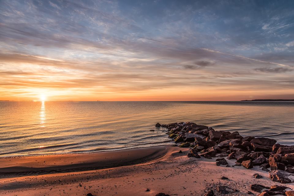 sunrise, Chesapeake Bay