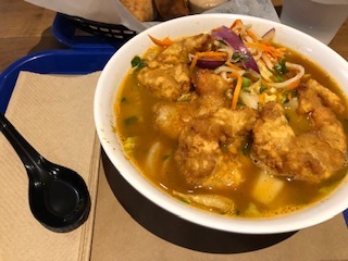 Fried Shrimp Noodle Bowl at Mi & Yu Noodle Bar