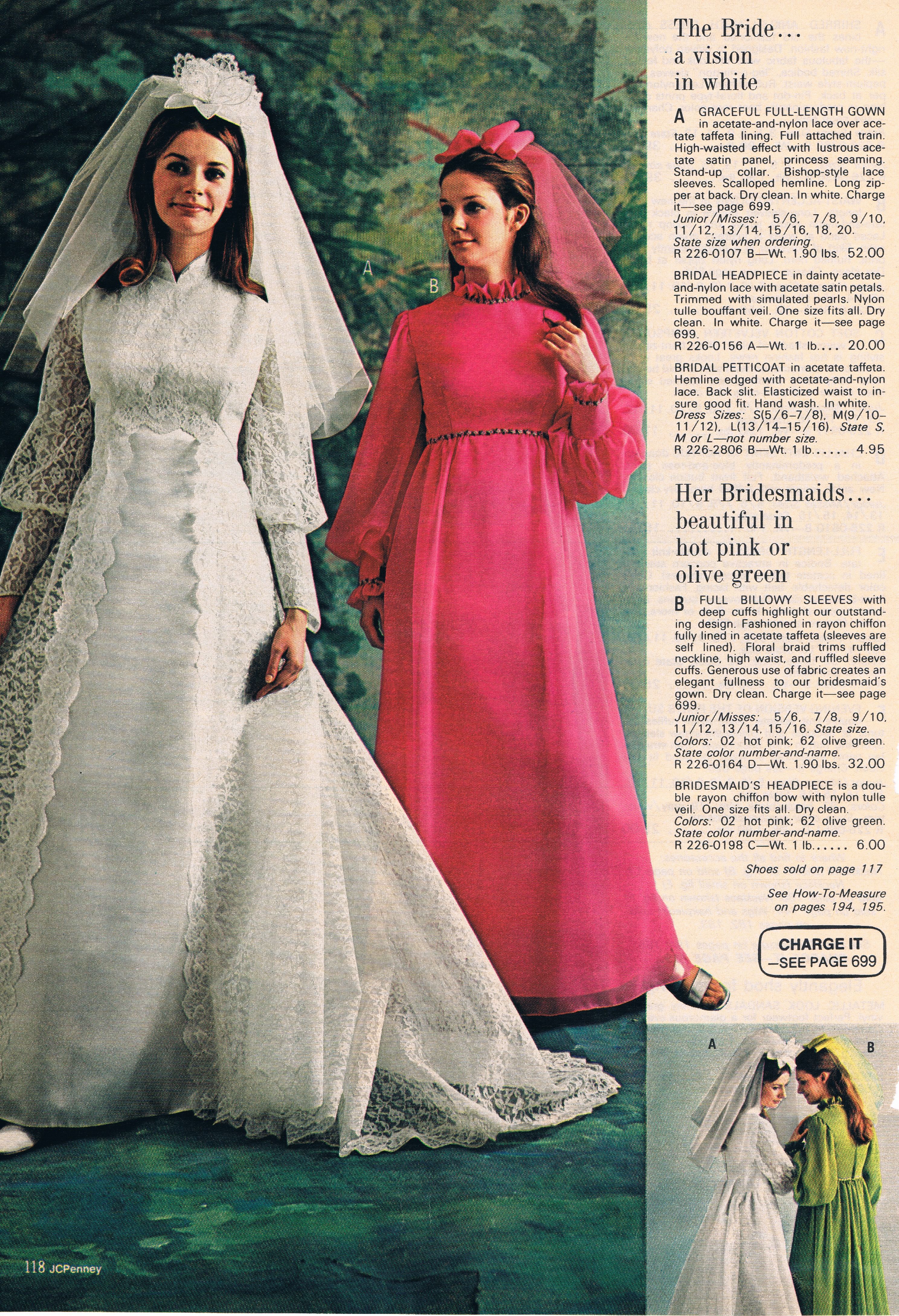 1970s wedding dress