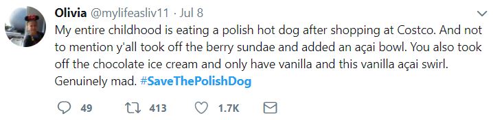 costco polish dog 